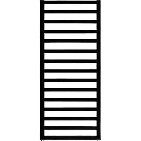 TERMOARREDO ZEHNDER SUBWAY H. 1261- Nero opaco Largh. cm 60- ZEHND- pezzi 1