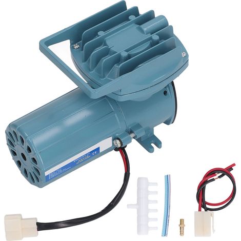 Geräuscharme, laserunterstützte Luftpumpe, stabiles Gehäuse aus Aluminiumlegierung, DC12V MPQ-903 Laserschneid-Hilfspumpe (1/5)