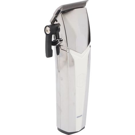 Tondeuse à cheveux électrique, lames tranchantes, manche ergonomique, alliage ABS, acier inoxydable, batterie 2000 mAh, pour usage domestique et professionnel. (1/5)