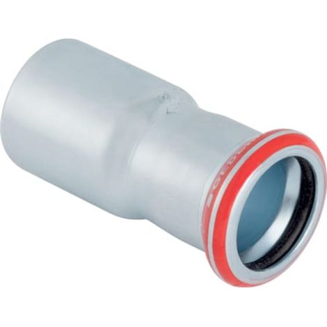 Geberit Mapress Acero al carbono Reducción con extremo de inserción, DN 15 / 12, 22303