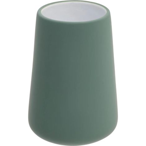 Gobelet Brosse à Dents "Colorama" 11cm Vert Ficus (1/3)
