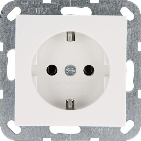 Insert pour prise de sécurité  System 55 blanc pur brillant