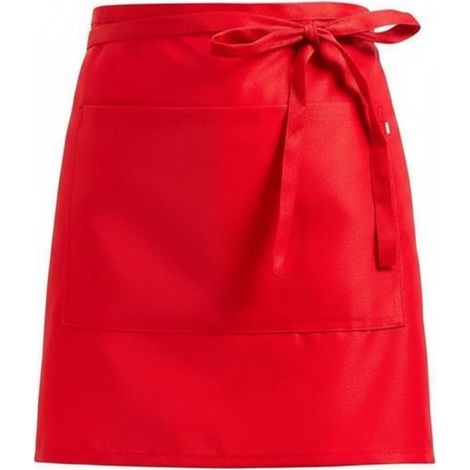 Tablier Imperméable Tablier de Taille Demi Tablier de Cuisine Tablier de Travail avec Poche Avant en Nylon Résistant aux Liquides à Fermeture par (1/5)