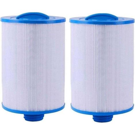Lot de 2 Cartouche pour Filtre Jacuzzi, pour Spa, Unicel 6CH-940, Pleatco PWW50P3, Waterway Front Access Skimmer et Filbur FC-0359-Crezuo