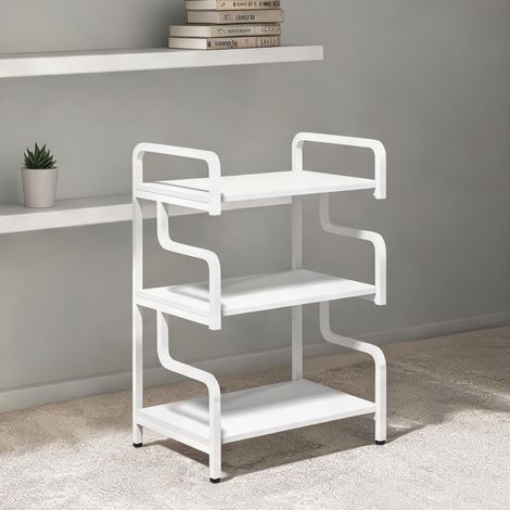 Meuble de rangement de bureau bianco 55 x 40 x 77 cm (1/5)