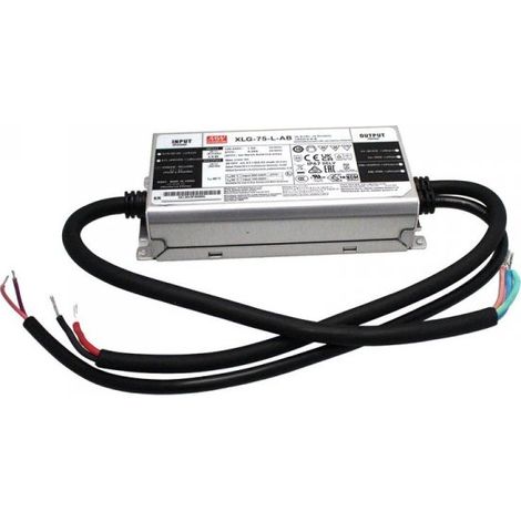 MW MEAN WELL XLG-75-L-AB Led Driver Corrente Costante 700mA 53-107V 75W IP67 Dimmerabile 3 In 1