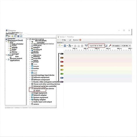 NanoDLA Logikanalysator-Kit TYPE-C SCM ARM FPGA Debugging Protokollanalysator 24MHz Abtastrate 8CH Open Source (1/5)