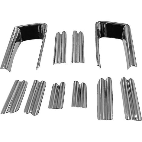 Pour pare-chocs avant Alphard série 30, baguette de protection chromée pour feux antibrouillard - (1/5)