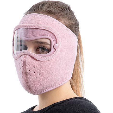 Masque d'hiver chaud et couvrant, coupe-vent, respirant et épais, anti-poussière, pour hommes et femmes. (1/5)