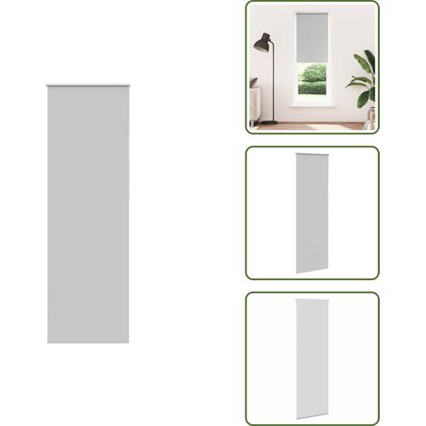 vidaXL Verdunkelungsrollo Hellgrau 65x210 cm Stoffbreite 60,7 cm (1/5)