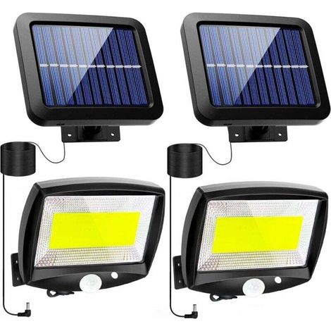 Outdoor Solar Lamp with Motion Sensor Spot Waterproof IP65 3 Modes for Garden Garage Patio (1/4)