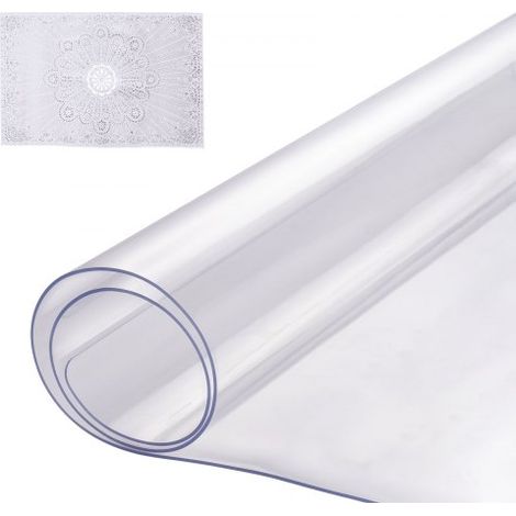 Nappe Rectangle Transparente 35 - 6x61 cm Épaisseur 1 - 5 mm (1/5)