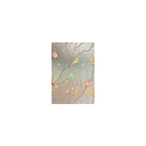 Film autocollant statique pour fenêtre, translucide, opaque, intimité, cellophane, autocollant pour vitre, oiseaux, 45x100 cm