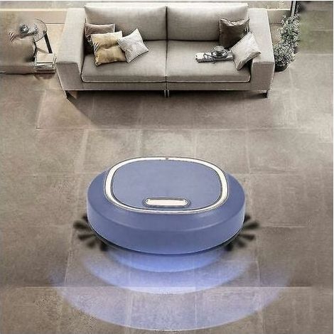 Aspirateur robot , aspirateur et vadrouille de sol 3 en 1, super aspiration, aspirateur robot 1500pa avec fonction de nettoyage, idéal pour la poussière de poils d'animaux