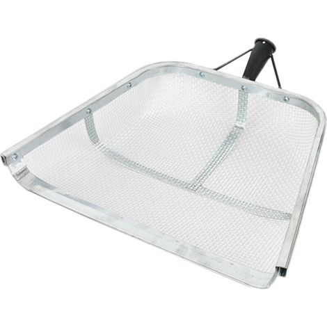 Pelle tamis à sable, pelle tamis de terre, tamis en acier inoxydable, pelle tamis de jardin, pelle tamis de ferme, pelle à tamis de récolte, outil de tamis de sol, outil de tamis de sable, pelle tamis (1/5)