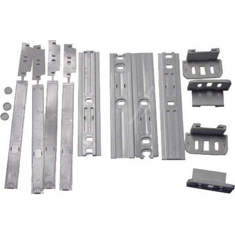 Ensemble glissières de porte (481231019131) Réfrigérateur, congélateur 146095 WHIRLPOOL, ELECTROLUX, BAUKNECHT, ARISTON HOTPOINT (1/2)