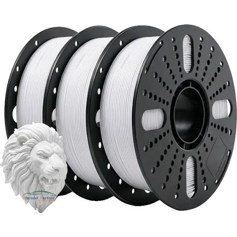 Filamento per stampa 3D, materiale PETG, diametro 1,75 mm, PETG-WT-3KG (1/2)