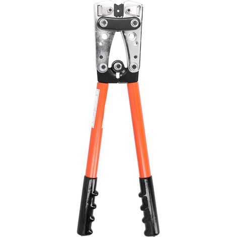 Alicates de crimpado de 15 pulgadas con garra de rueda para terminales de cable, herramienta de crimpado para electricistas y reparaciones HX-50B (1/5)