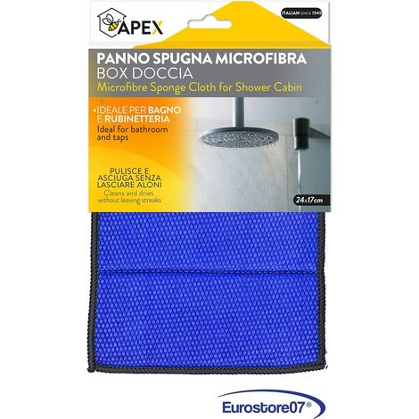 Apex PANNO MICROFIBRA PER BOX DOCCIA cm 24 x 17 set 6 pz (1/5)