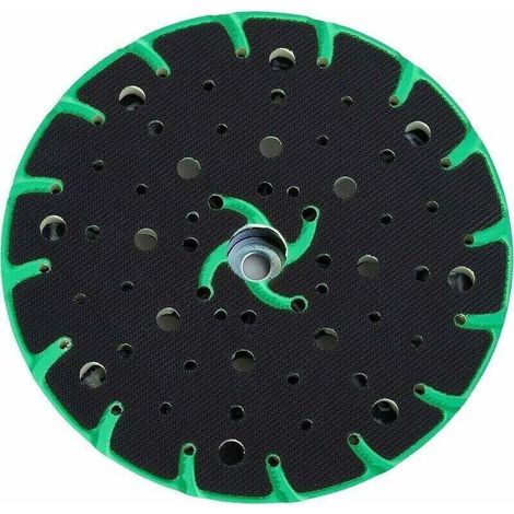 Platine de ponçage 150 mm avec aspiration intégrée – Filetage M8 – Compatible avec ponceuses orbitales aléatoires 150 mm