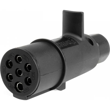 Conector para remolque de 7 pines tipo N 24V TIR amio-03222 (1/2)