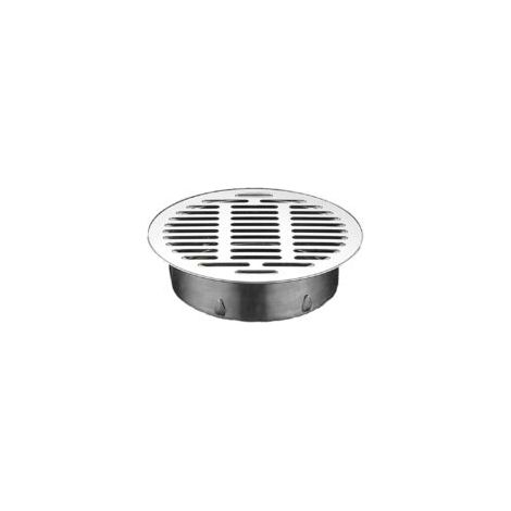 Siphon de sol rond en acier inoxydable 160 mm – Résistant à la rouille – Installation facile – Empêche l'encrassement (1/4)