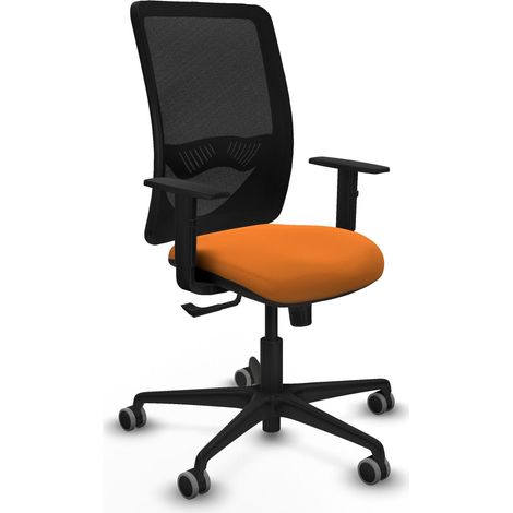 Silla ergonómica piqueras y crespo Zulema negro espuma alta densidad (1/2)