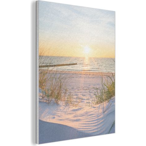 Acoustic Felt Wall Art Beach - Sun - Dune - Grass - Sand - Horizon 60x80 cm (1/5)