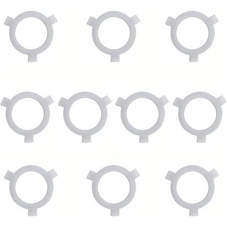 CSPARKV 6x5cm Ensemble de 10 Anneaux de Réduction pour Abat-Jour, Accessoires Innovants pour Luminaires, E27 à E26 (1/5)