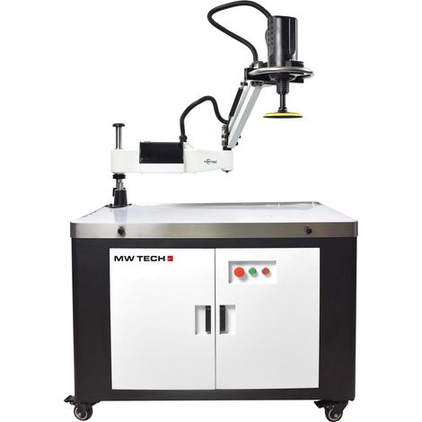 Débavureuse manuelle avec table à vide aspirante - Polissage et Ébavurage - Disque ø150 mm, Moteur 5,8 kW 400 V MW-Tech OPMV150 (1/5)