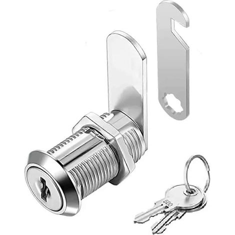 Universelles 20-mm-Schlüsselschloss für Schranktüren, Schubladen, Schränke, Briefkästen und Möbel (1/5)