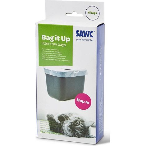 Savic Bag it up Bolsas de basura - Hop In bags 39cm x 58,5cm 6 uds.