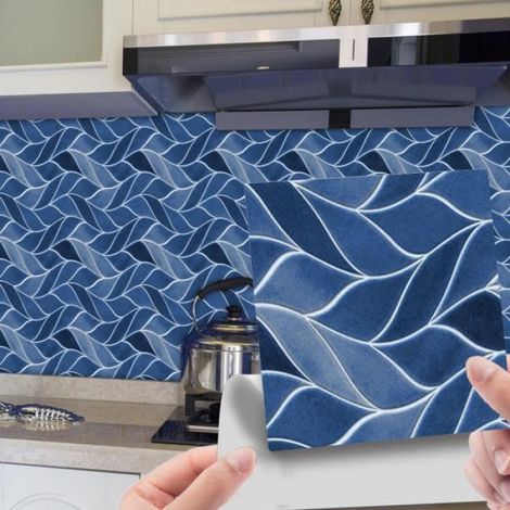 Lot de 30 autocollants 3D pour carrelage de cuisine et salle de bain Motif Motifs géométriques 2020 cm,Style G (1/3)