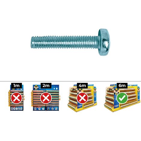 Celo Vis Philips DIN 7985 M6 x 25 mm Argenté