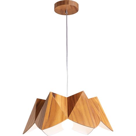 Lampada sospesa Physalis teak Ø46 E27 40W Quintiesse (1/5)