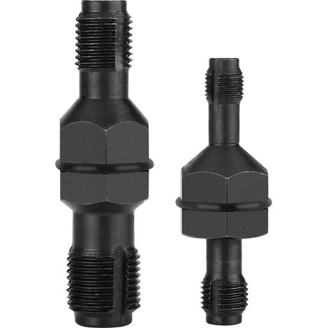 KIMISS Jeu de Tarauds D'insertion de Filetage de Bougie D'allumage en Acier au Carbone 2 Pièces, M10 1.0 / M12 1.25 M14 1.5 / M18 1.5 Kit de Taraud D'insertion de Filetage. (1/5)