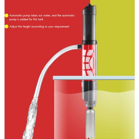 Pompe électrique de nettoyage pour aquarium avec changement d'eau automatique - 350L/h 220-240V (1/5)