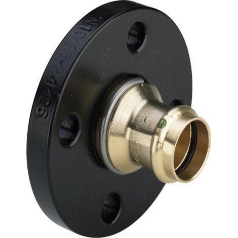 Viega Flansch mit SC Sanpress 2259.5 in 42mm Siliziumbronze (1/3)