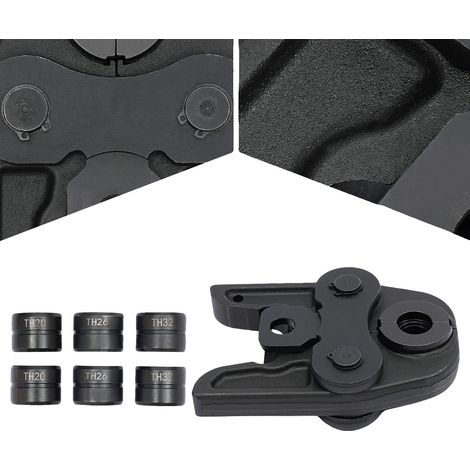 Pinza a compressione, acciaio temprato, design leggero, nera (1/2)