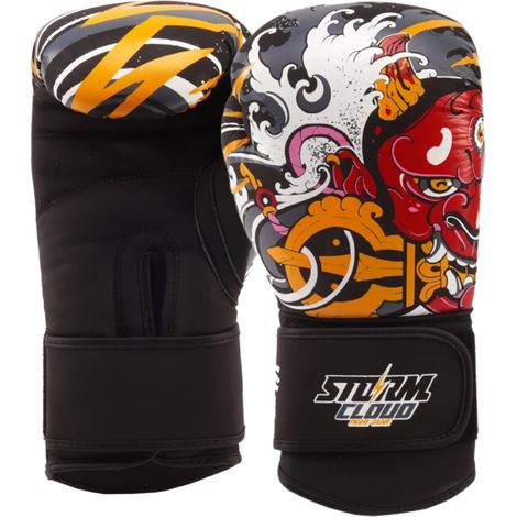 Guantes de boxeo StormCloud Boxing Pro Daisho ONI de cuero genuino de 12 oz. (1/5)