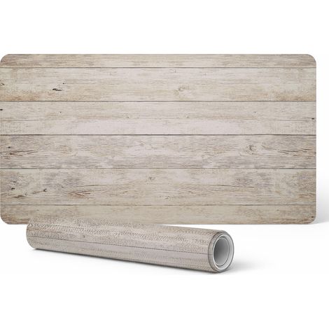 Alfombrilla antideslizante para rat贸n y teclado, textura de madera, 100x50 cm