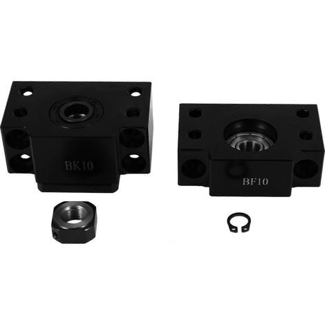 Le jeu de supports de vis à billes comprend 1x Bk10 et 1x Bf10 pour le support d'extrémité de vis à billes Sfu1204/Bf10