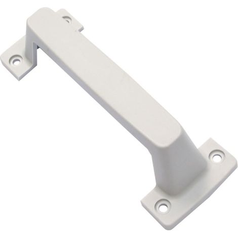 poignée de porte de garage PVC blanc 46mm (1/2)