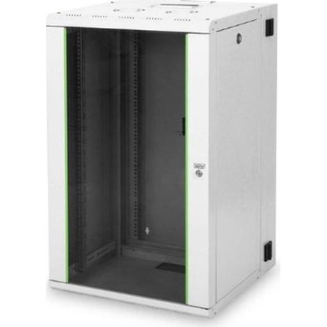 Digitus Unique Wandschrank grau 20U aus robustem Stahl
