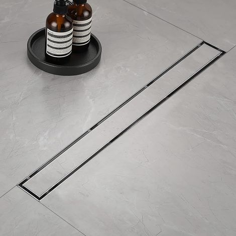 Caniveau de douche italien en acier inoxydable 70 cm avec siphon et filtre (1/5)