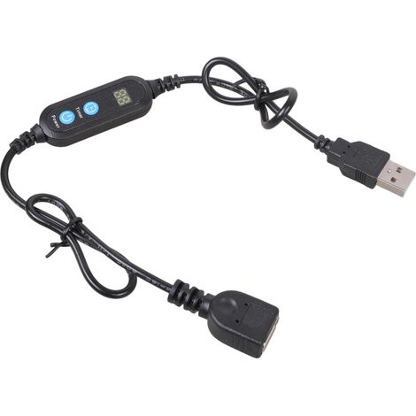 Rallonge USB avec minuterie 24 h, interrupteurs écoénergétiques (1/5)