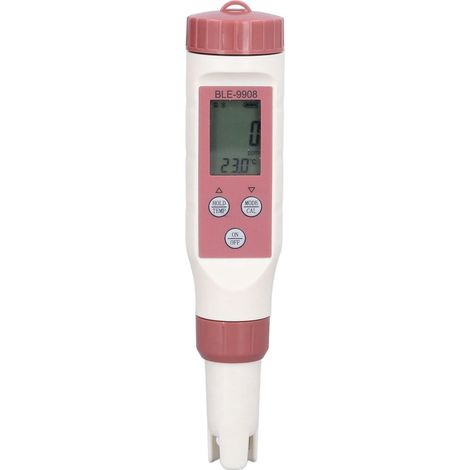 Misuratore digitale di pH dell'acqua, tester di qualità dell'acqua con EC, temperatura e TDS 4 in 1 con sincronizzazione delle applicazioni per la misurazione di acqua potabile e acquari. (1/5)
