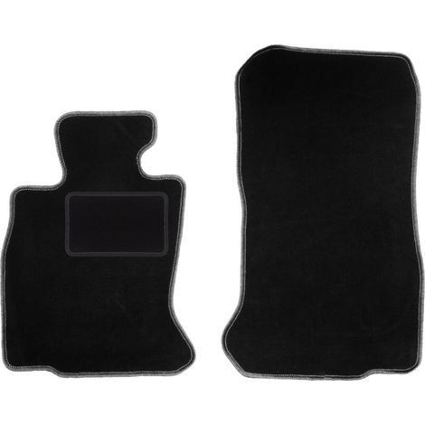 Alfombrillas delanteras para BMW 6 F06 Gran Coupé (2012-2019) negras (1/5)