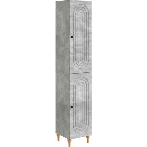 Cabinet Set 2 pcs Concrete Grey Engineered Wood vidaXL (1/5)