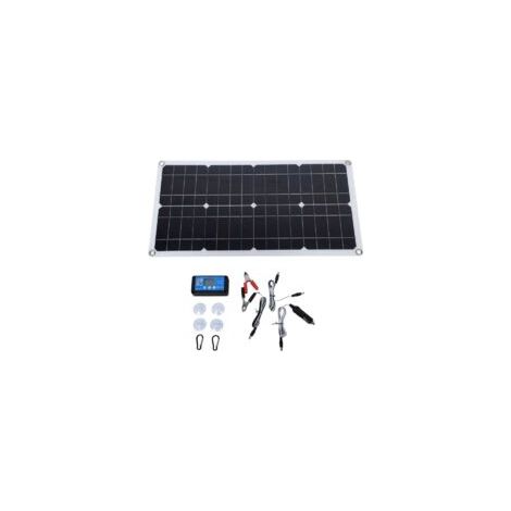 Kit de panneau solaire 100W IP67 étanche avec contrôleur DC 12V 24V 20A panneau solaire Portable pour camping-car caravane véhicule